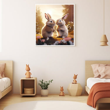 Rabbit Canvas Painting